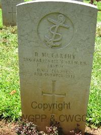 Dar Es Salaam War Cemetery - McCarthy, William Offley